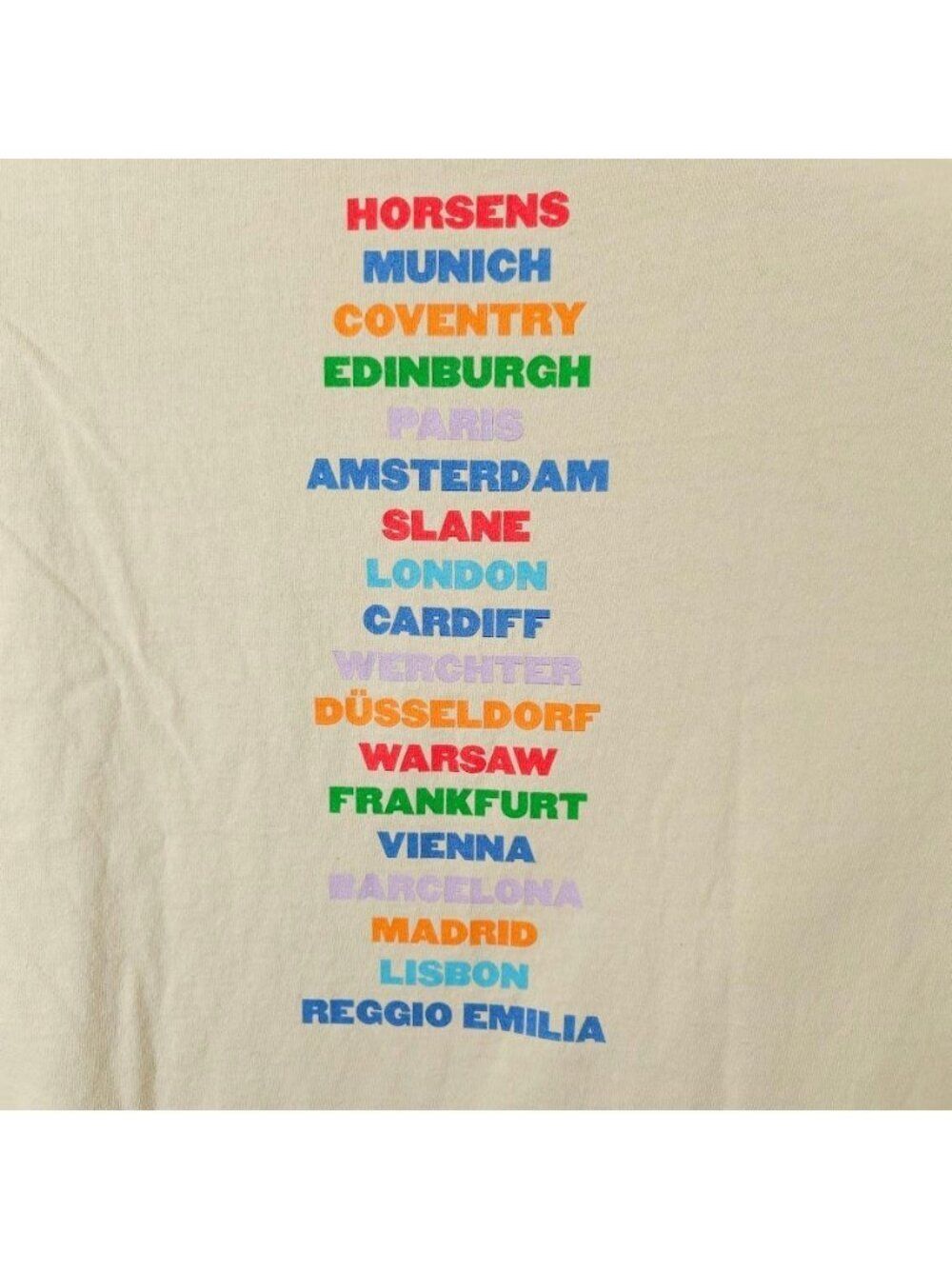 Harry Styles T Shirt Mens Size Medium Cream Love On Tour European RELAXED FIT - Picture 5 of 7